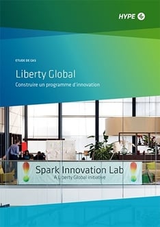 première page de l'étude de cas sur Liberty Global et son programme d'innovation participative